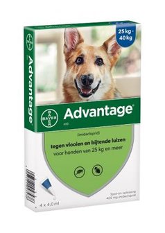 Advantage-400 hond 4x4,0 ml