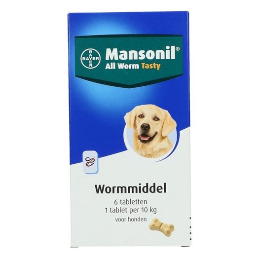 Mansonil Optimaal ontwormingsmiddel voor uw hond! DocVet voor Hond &amp; Kat