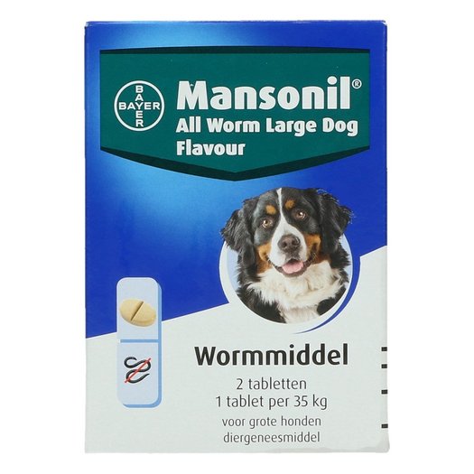 Mansonil Optimaal ontwormingsmiddel voor uw hond! DocVet voor Hond &amp; Kat