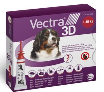 Badkamer antwoord ongeduldig Vectra 3D | Ontvlooien van uw hond >40kg. - DocVet voor Hond & Kat